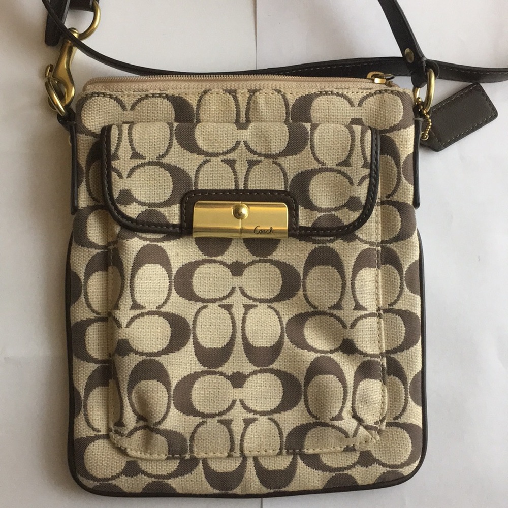 Coach Kristen crossbody purse with front pouch